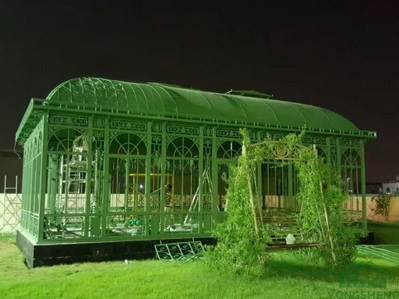 hot dip-galvanizing Steel greenhouse